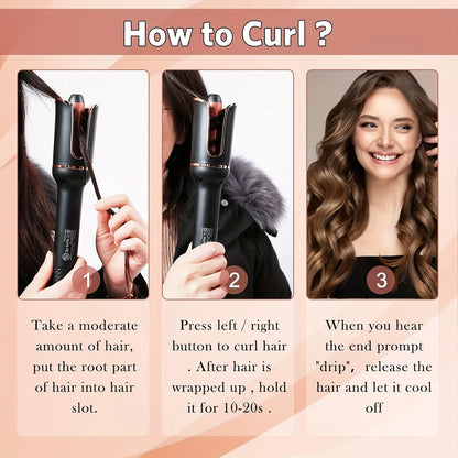 Automatic Ceramic Rotating Hair Curler